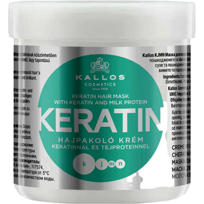 Kallos keratin hajpakoló krém 500 ml
