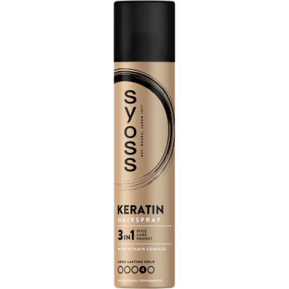 Syoss Keratin 3in1 hajlakk 300 ml