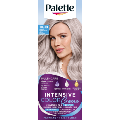Palette Intensive Color Creme hajfesték 10-19 Hűvös ezüstszőke