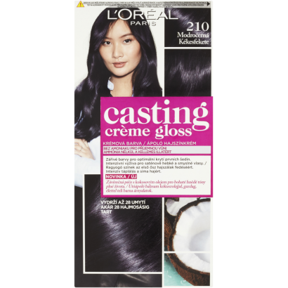 ĽOréal Paris Casting Créme Gloss hajszínező 210 Kékesfekete 48 +72 +60 ml