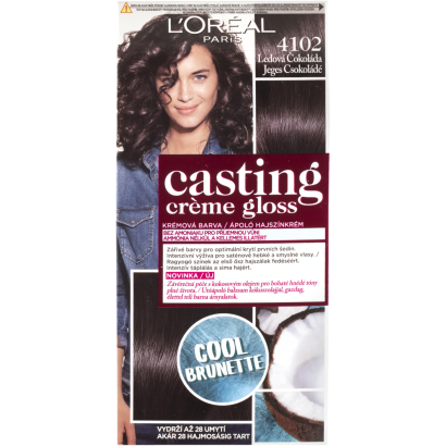 ĽOréal Paris Casting Créme Gloss hajszínező 4102 Jeges Csokoládé 48 +72 +60 ml