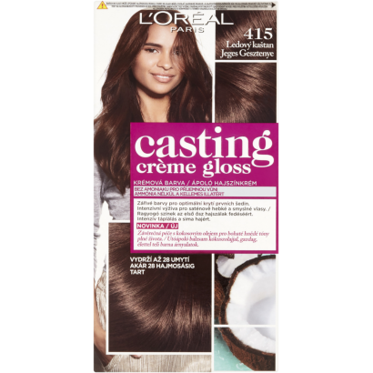 ĽOréal Paris Casting Créme Gloss hajszínező 415 Jeges Gesztenye 48 +72 +60 ml