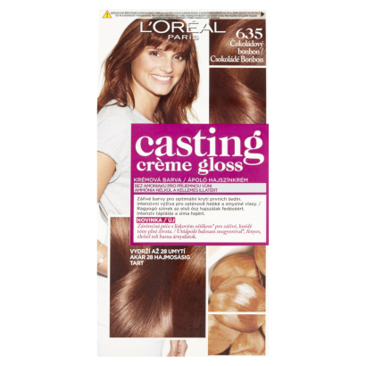 ĽOréal Paris Casting Creme Gloss hajszínező 635 Csokoládé Bonbon 48 +72 +60 ml