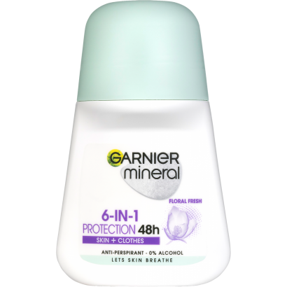 Garnier Mineral Protection 6 izzadásgátló golyós dezodor 50 ml