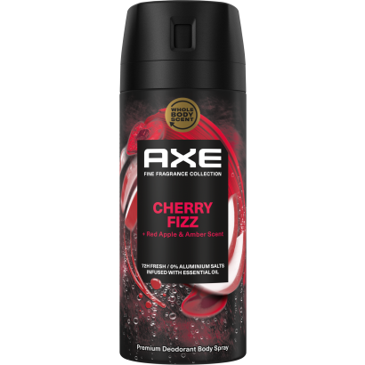 AXE Fine Fragrance Collection Cherry Fizz + Red Apple & Amber Scent dezodor 150 ml