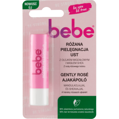 bebe Gently Rosé ajakápoló mandulaolajjal és sheavajjal 4,9 g