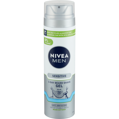 NIVEA MEN Sensitive 3-Day Beard Borotvagél 200 ml