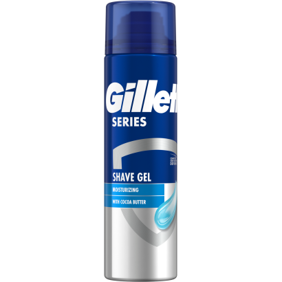 Gillette Series Hidratáló Borotvazselé Kakaóvajjal, 200ml