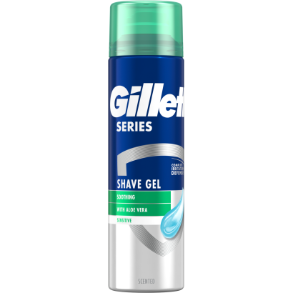 Gillette Series Nyugtató Hatású Borotvazselé Aloe Verával, 200ml