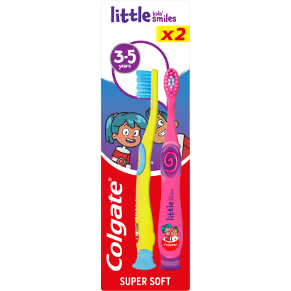 Colgate Little Kids Smile gyerek fogkefe 3-5 éves korig 2 db