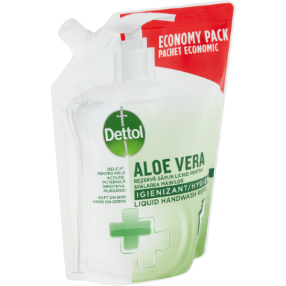 Dettol Aloe Vera és Bambusz folyékony szappan utántöltő 500 ml