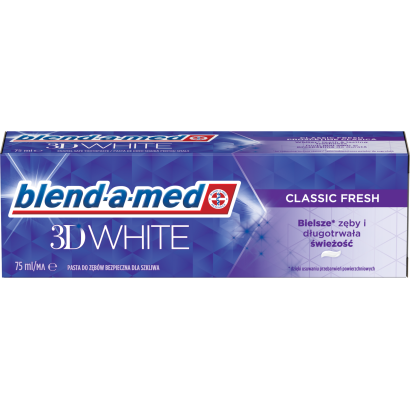 Blend-a-med 3D White Classic Fresh Fogkrém 75 ml