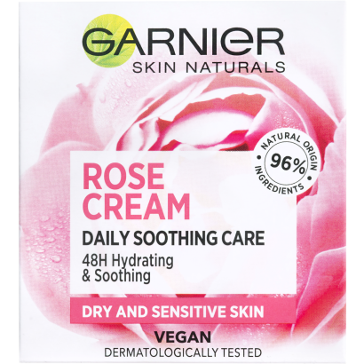 Garnier Skin Naturals Botanicals hidratáló arckrém rózsavízzel 50 ml