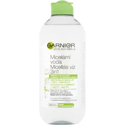Garnier Skin Naturals Micellás Víz 3 in1 Kombinált Bőrre 400 ml