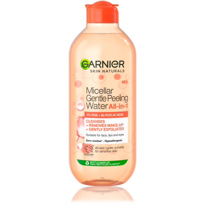 Garnier Skin Naturals Micellás víz hámlasztó hatással all-in-1 , 400 ml