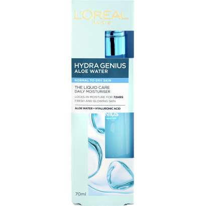 L'ORÉAL HYDRA GENIUS WATER NORMÁL-SZÁRAZ BŐRRE 70ML