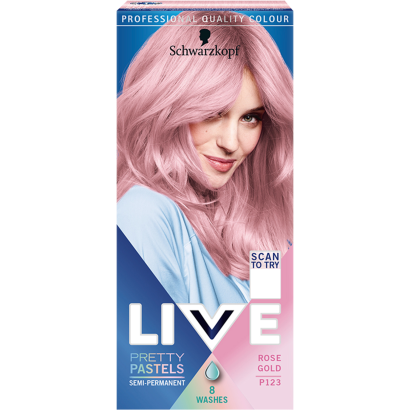 Schwarzkopf Live Pretty Pastels hajszínező P123 Rózsaarany