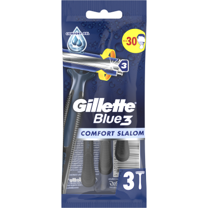 Gillette Blue3 Comfort Slalom Eldobható Borotva, 3 db