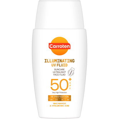 Carroten Illuminating UV Fluid fényvédő arcra SPF50+ 50 ml