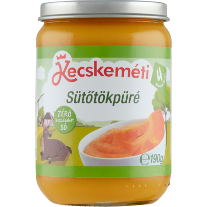 Kecskeméti sütőtökpüré főzelék a babának 4 hónapos kortól 190 g
