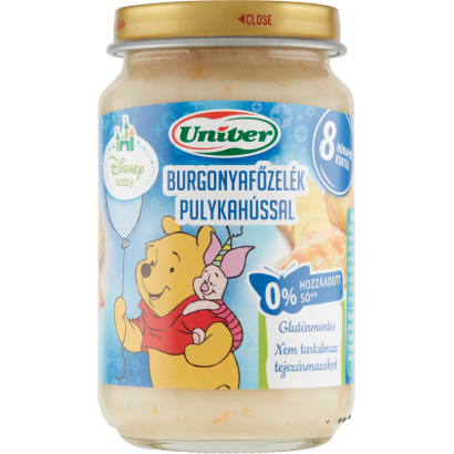 Univer burgonyafőzelék pulykahússal bébiétel 8 hónapos kortól 163 g