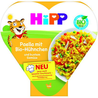 HiPP bio rizs zöldségekkel és csirkehússal 1 éves kortól 250 g