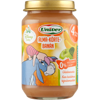 Univer alma-körte-banán bébidesszert 4 hónapos kortól 163 g