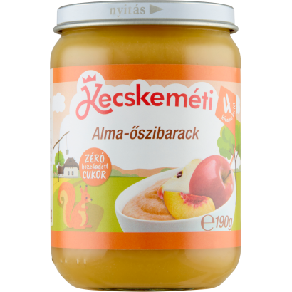 Kecskeméti alma-őszibarack bébidesszert 4 hónapos kortól 190 g