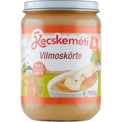 Kecskeméti vilmoskörte bébidesszert 4 hónapos kortól 190 g