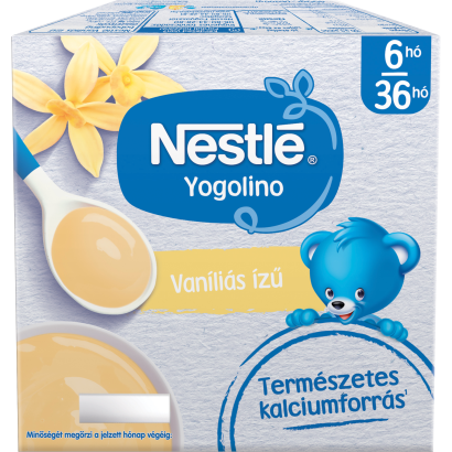 Nestlé Yogolino vaníliás ízű babapuding 6+ hó 4 x 100 g (400 g)