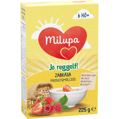 Milupa Jó reggelt! pirosgyümölcsös zabkása 6 hó+ 225 g