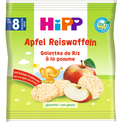 HiPP BIO almás rizskorong 8 hónapos kortól 30 g