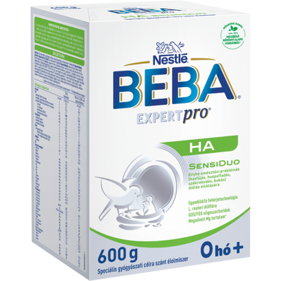 Beba ExpertPro HA SensiDuo speciális gyógyászati célra szánt élelmiszer 0 hó+ 2 x 300 g (600 g)