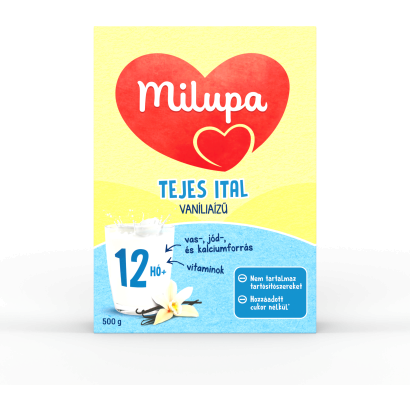 Milupa vaníliaízű tejes ital 12 hó+  500g