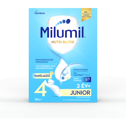 Milumil 4 Junior vaníliaízű tejalapú italpor 2 év+ 500 g