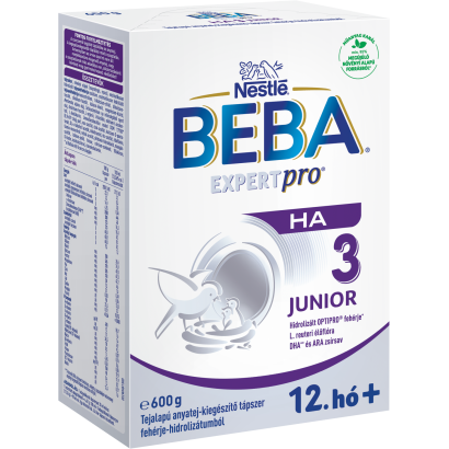 Beba ExpertPro HA 3 Junior tejalapú anyatej-kiegészítő tápszer 12. hó+ 600 g