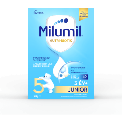 Milumil 5 Junior tejalapú italpor 3 év+ 500 g