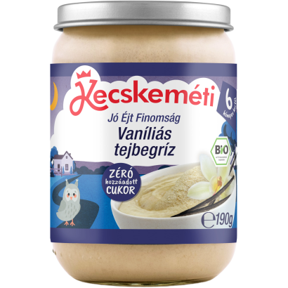 Kecskeméti vanilliás tejbegríz 6hó 190g