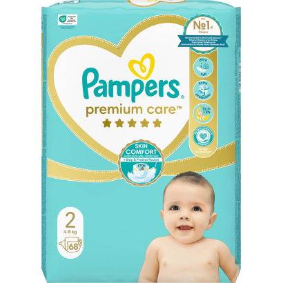 Pampers Premium Care, Méret: 2, 68 Pelenka, 4kg-8kg