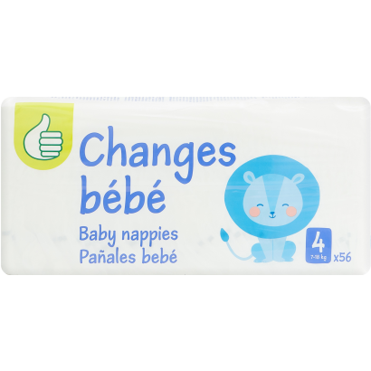 Auchan Tipp nadrágpelenka 4-es méret 7-18 kg 56 db