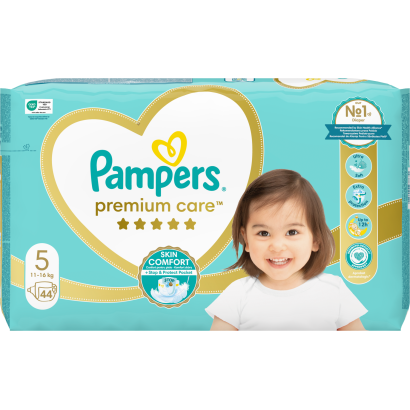 Pampers Premium Care, Méret: 5, 44 Pelenka, 11kg-16kg