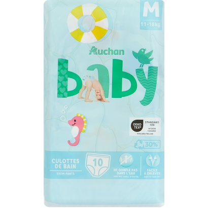 Auchan Kedvenc BABY úszópelenka M-es 11-18 kg 10 db