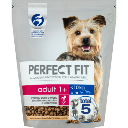 PERFECT FIT száraztáp csirkehússal kistestű felnőtt kutyák számára 1,4 kg