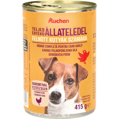 Auchan Kedvenc Kutyakonzerv baromfi 415 g