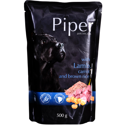 Piper Adult alutasak kutyáknak bárányhússal, sárgarépával és barna rizzsel, 500g