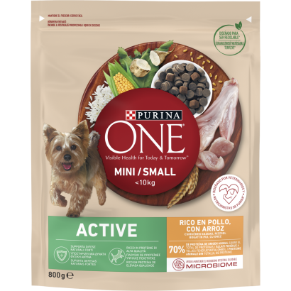 Purina One teljes értékű állateledel felnőtt kutyák számára csirkében gazdag rizzsel 800 g