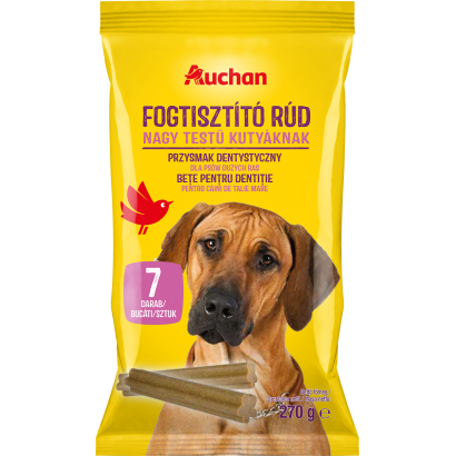 Auchan Kedvenc Fogtisztító rúd kutyáknak nagy 270 g