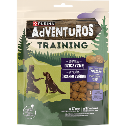 Purina Adventuros Training szarvas ízű kutya jutalomfalat 115 g