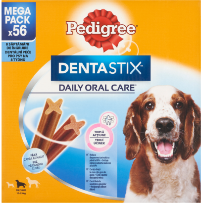 Pedigree DentaStix Daily Oral Care kiegészítő állateledel 4 hónapnál idősebb kutyáknak 8 db 1440 kg