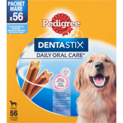 Pedigree DentaStix Daily Oral Care kiegészítő állateledel 4 hónapnál idősebb kutyáknak 8 db 2,16 kg